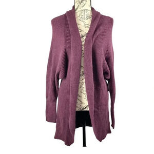 Leith dolman sleeves opened knit cardigan- S